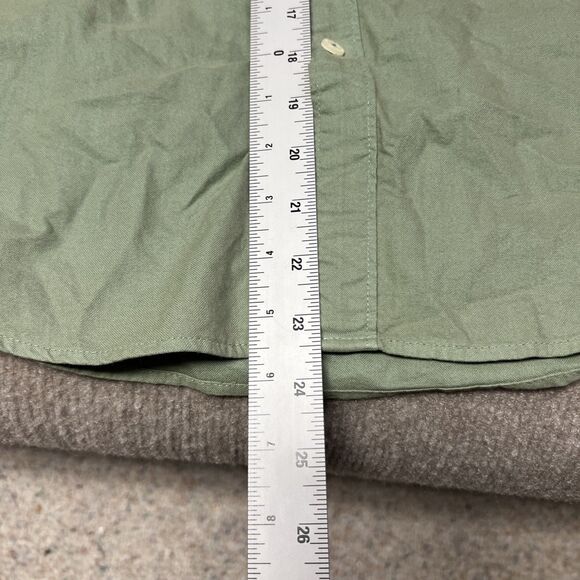 American Eagle Mens Large L LG Sage Button Down Casual Preppy Comfort Shirt - Picture 6 of 7